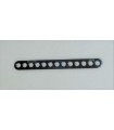 Bande étroite double perforations 13 trous zinguée