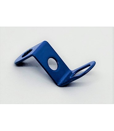 Narrow obtuse angle bracket blue f1