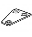 Mj right-angled triangle flexible plate blue
