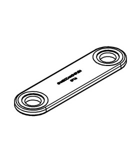 Mj special 2 holes flex strip black