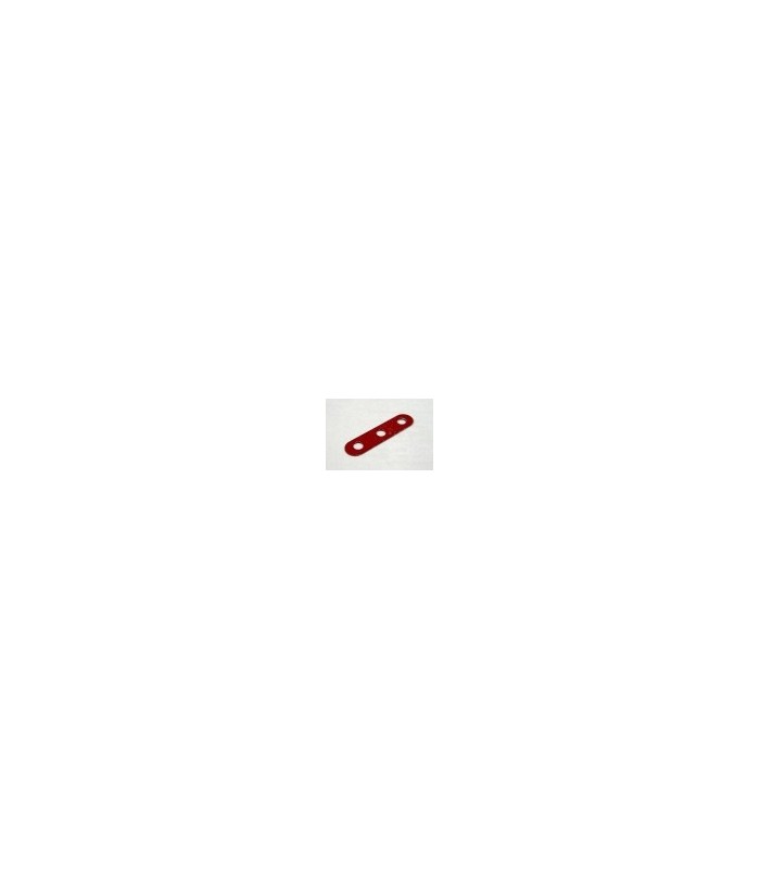 Bande etroite 3 trous rouge Bande etroite 3 trous rouge
