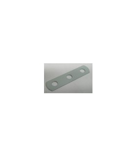 Bande etroite 3 trous gris