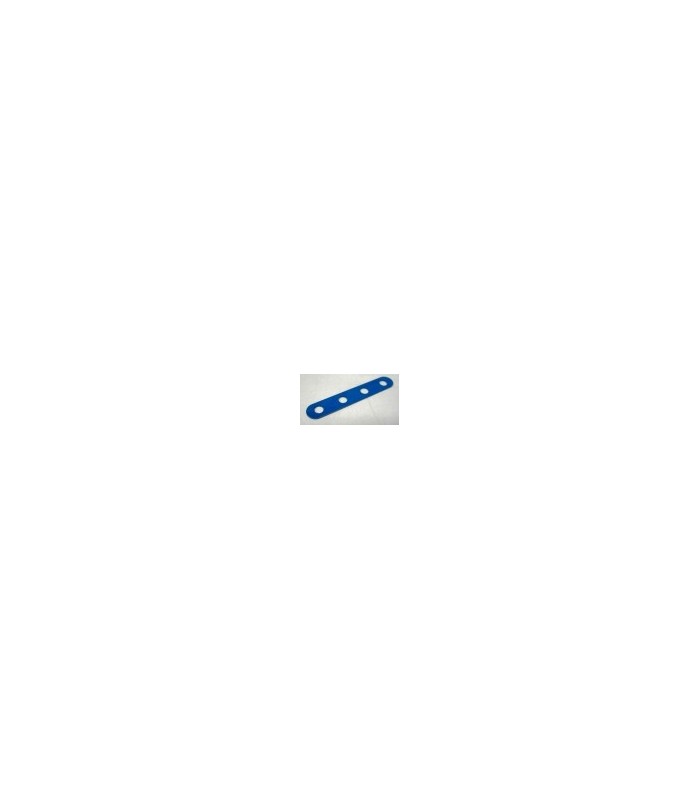 Bande etroite 4 trous bleu Bande etroite 4 trous bleu