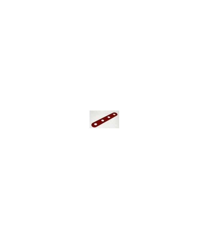 Bande etroite 4 trous rouge Bande etroite 4 trous rouge
