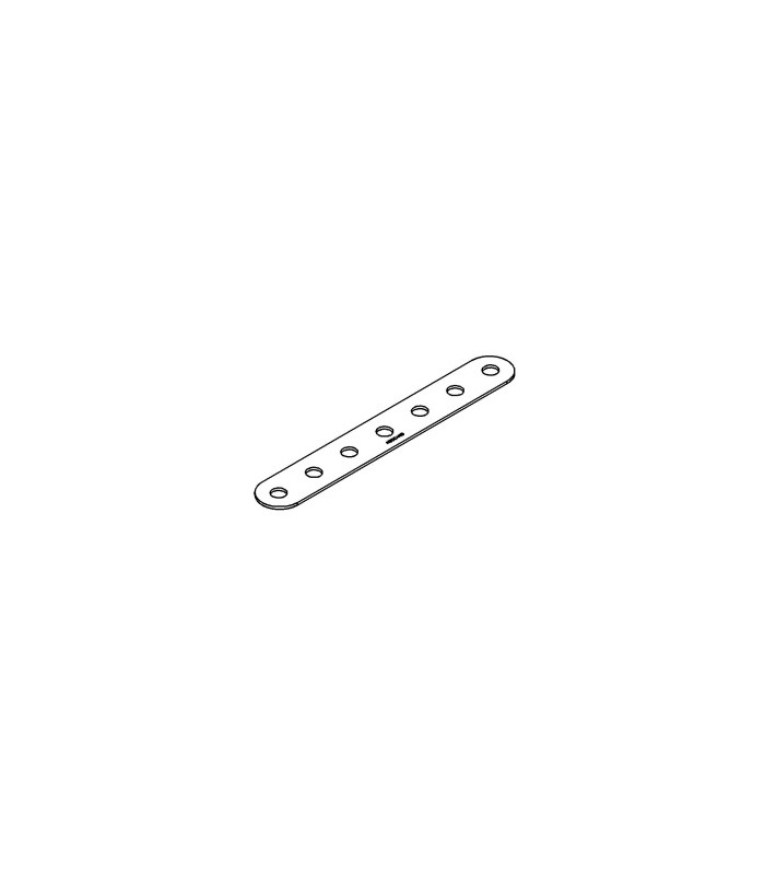 Strip 7 holes zn Strip 7 holes zn