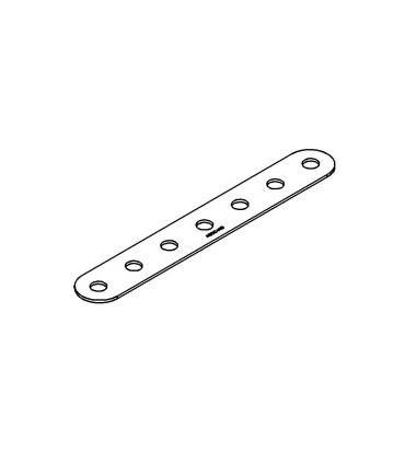 Strip 7 holes blue