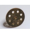 Roue barillet 8 trous D39mm long moyeu laiton