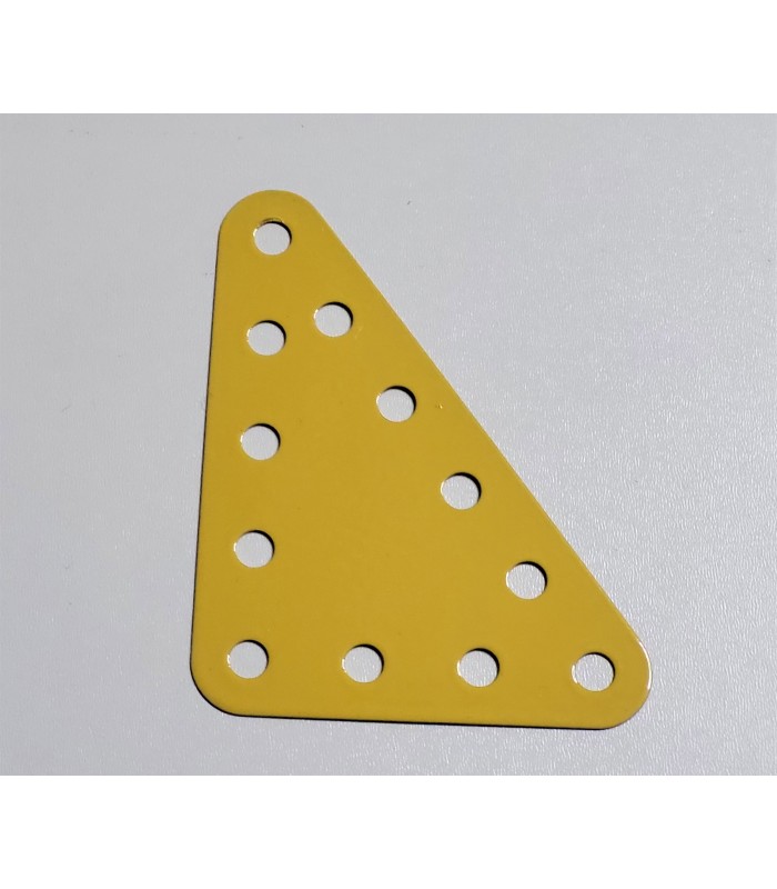 Metal triang.flex.plate 60 x 50 mm yellow Metal triang.flex.plate 60 x 50 mm yellow