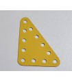 Metal triang.flex.plate 60 x 50 mm yellow