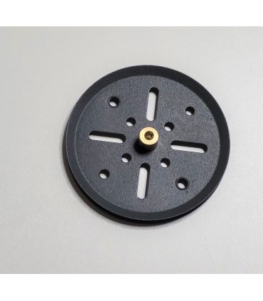 Pulley with boss ø75mm grey (set of 10)