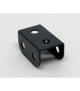 Flanged Plate 2x1 h (26x12 mm) charcoal grey (pack of 5)