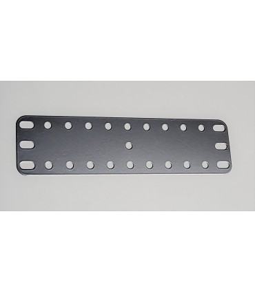 Metal flexible plate 3x11h (140x40mm) silver grey
