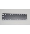 Metal flexible plate 3x11h (140x40mm) silver grey