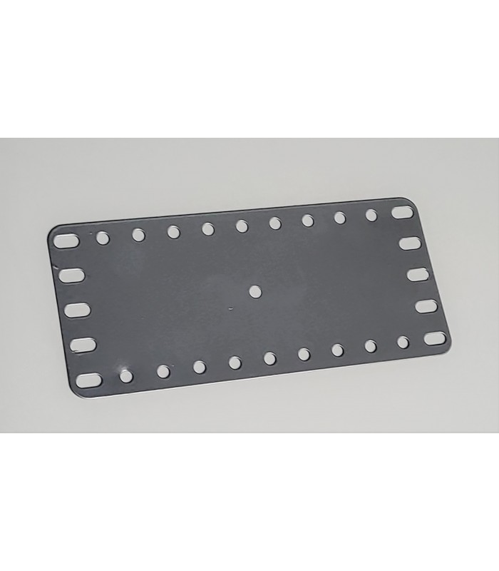 Plaque flexible métal 11x5tr (140x60mm) gris argent (lot de 10) Plaque flexible métal 11x5tr (140x60mm) gris argent (lot de 10)