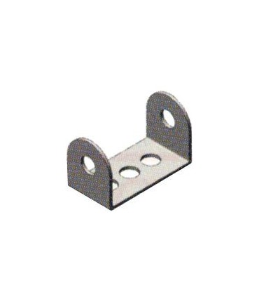 Bande speciale coudee 25 x 12 mm zn