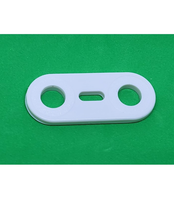 Mj flat strip 2 holes white Mj flat strip 2 holes white