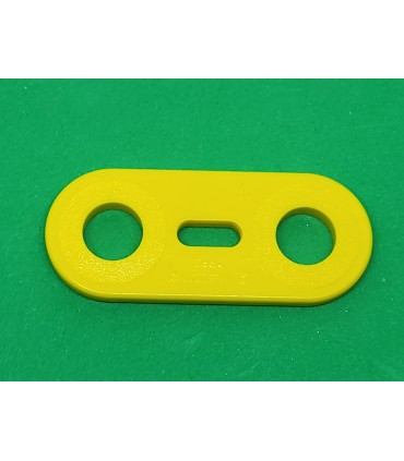 Mj flat strip 2 holes yellow