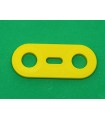 Mj flat strip 2 holes yellow