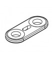 Mj flat strip 2 holes yellow