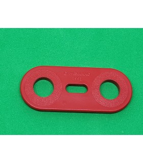 Mj flat strip 2 holes red