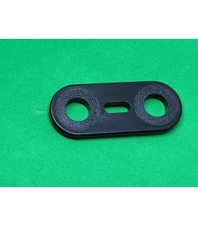Mj flat strip 2 holes black