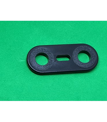 Mj flat strip 2 holes black