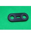 Mj flat strip 2 holes black