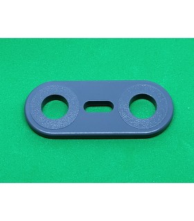 Mj flat strip 2 holes grey