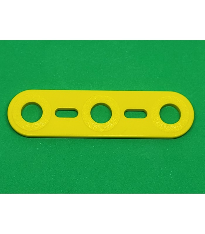Mj flat strip 3 holes yellow Mj flat strip 3 holes yellow