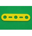 Mj flat strip 3 holes yellow