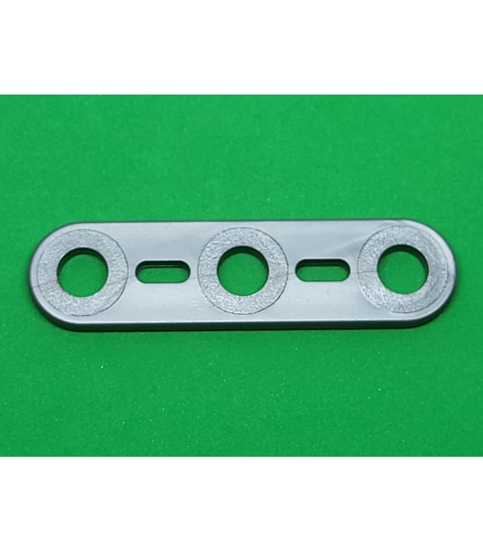Mj flat strip 3 holes aluminum gray Mj flat strip 3 holes aluminum gray