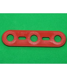 Mj flat strip 3 holes red