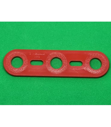 Mj flat strip 3 holes red