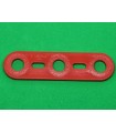 Mj flat strip 3 holes red