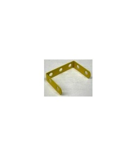 Bande coudee etroite 38 x 25 mm jaune