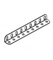 Angle girder 9 holes SS