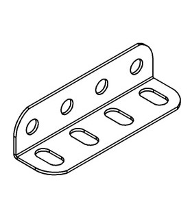 Angle girder 4 holes zn