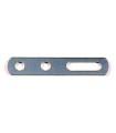 Bande a glissiere etroite de 51 mm gris clair