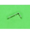 Narrow angle bracket 26 x 12 mm 3 hole zp