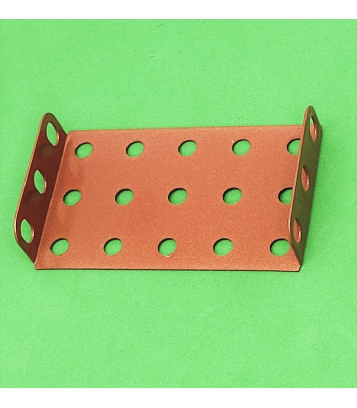 Plaque à rebords 5x3 tr (60x40 mm) cuivre Plaque à rebords 5x3 tr (60x40 mm) cuivre