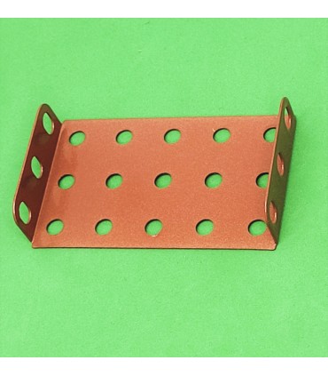 Plaque à rebords 5x3 tr (60x40 mm) cuivre