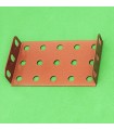 Plaque à rebords 5x3 tr (60x40 mm) cuivre