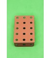 Plaque à rebords 5x3 tr (60x40 mm) cuivre