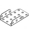 Special flanged plate (38x60mm) charcoal grey (pack of 10)