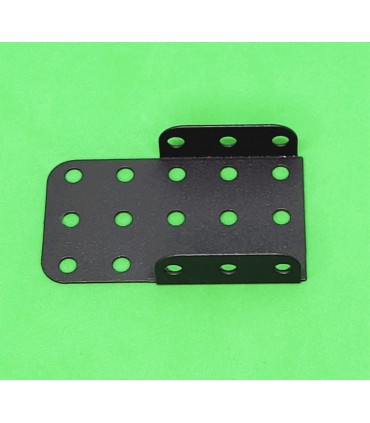 Special flanged plate (38x60mm) charcoal grey (pack of 10)