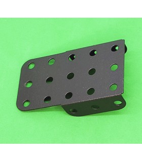 Special flanged plate (38x60mm) charcoal grey (pack of 10)