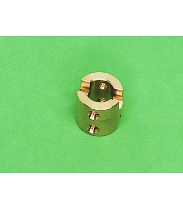 Short socket coupling brass