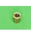 Short socket coupling brass