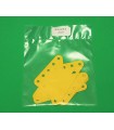 Plaque flex triang, 60 x 60 mm metal jaune