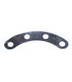 Bande incurvee etroite  r  25,4mm (4/cercle)